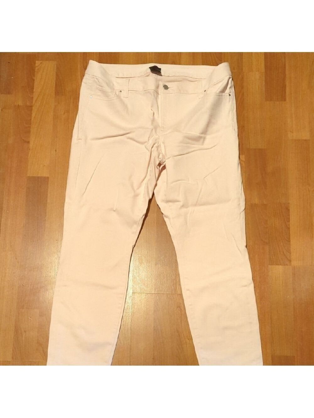 Ann Taylor Factory Pink Curvy Pants Size 14 Fall Spring Career Casual